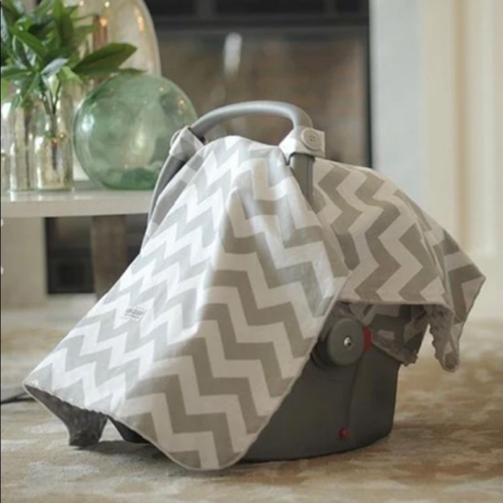 Canopy couture Chevy infant car seat canopy.